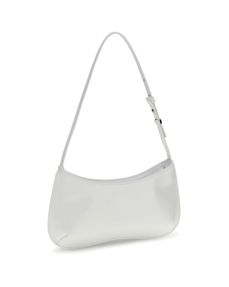 Jacquemus White Calf Leather Bos Taurus Shoulder Bag Glam Steals