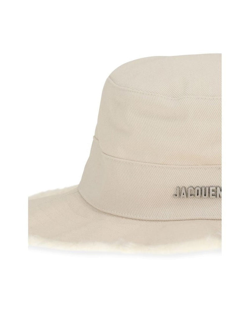 Jacquemus White Cotton Bucket Hat 