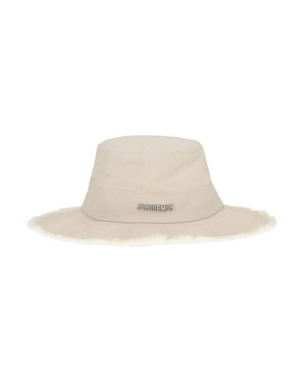 Jacquemus White Cotton Bucket Hat 