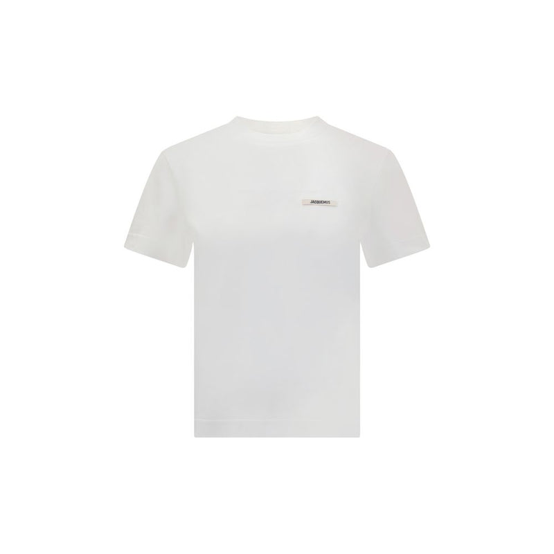 Jacquemus White Cotton T-shirt Glam Steals