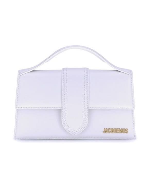 Jacquemus White Leather Calf Bos Taurus Handbag 