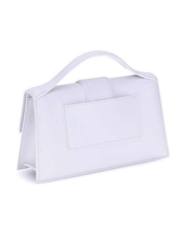 Jacquemus White Leather Calf Bos Taurus Handbag 
