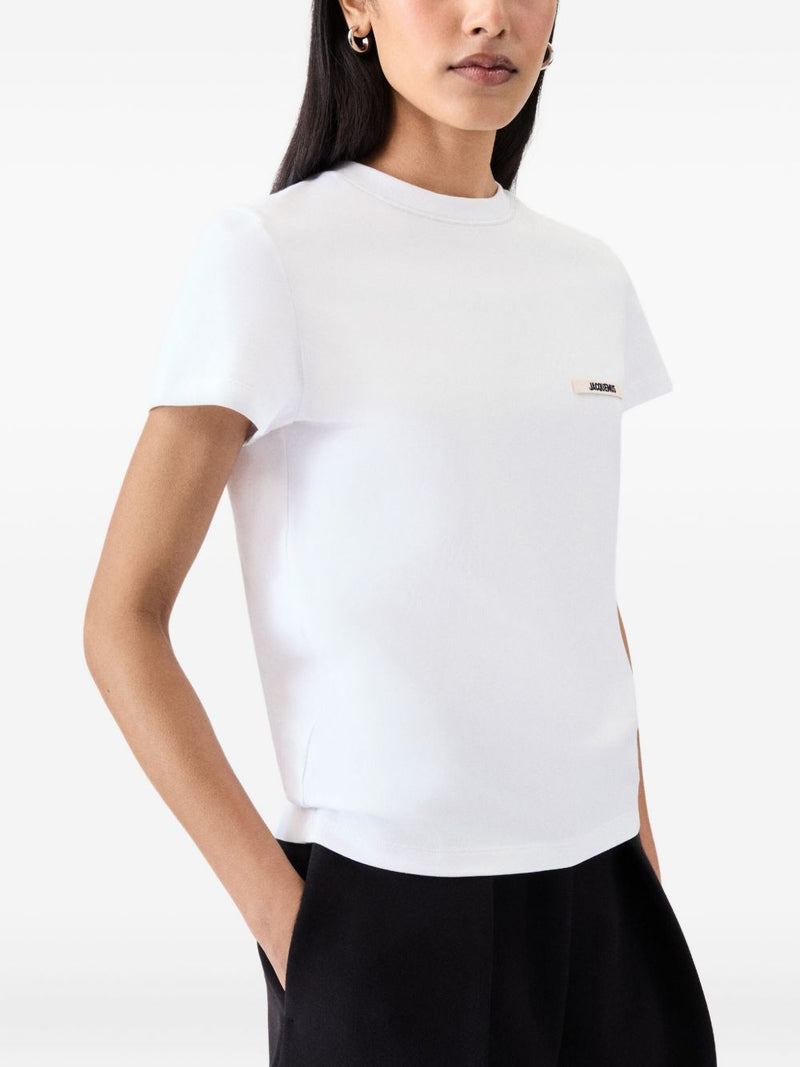 Jacquemus White Polo T-shirt Glam Steals