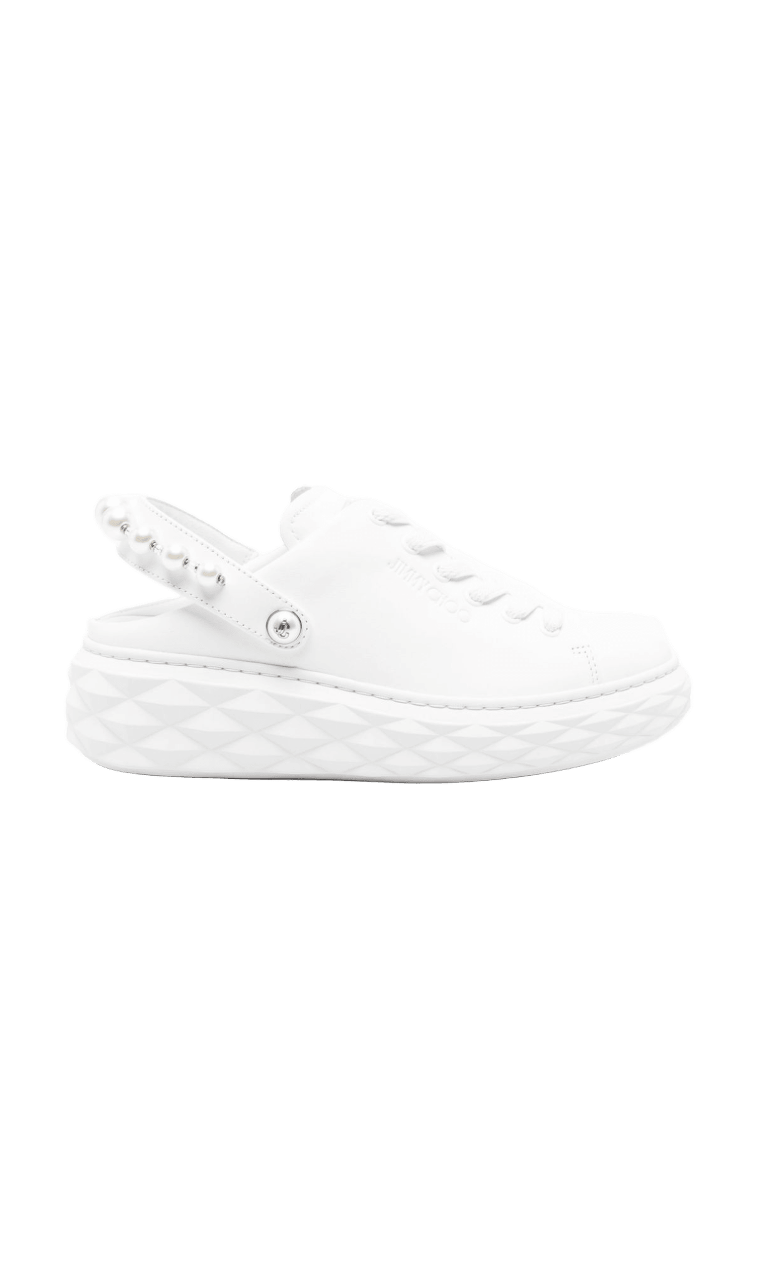 Jimmy Choo 50mm Pearl Slingback Platform Sneakers Glam Steals