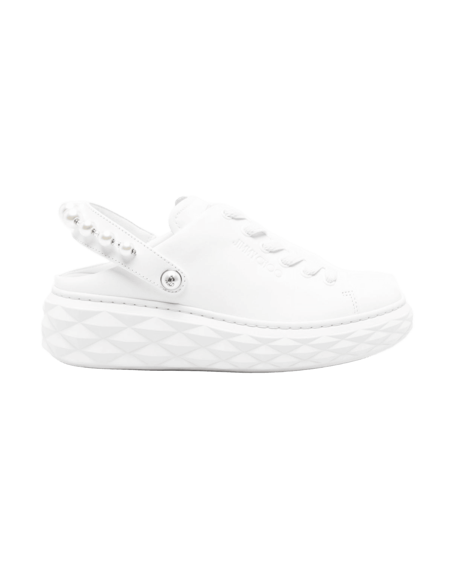 Jimmy Choo 50mm Pearl Slingback Platform Sneakers Glam Steals