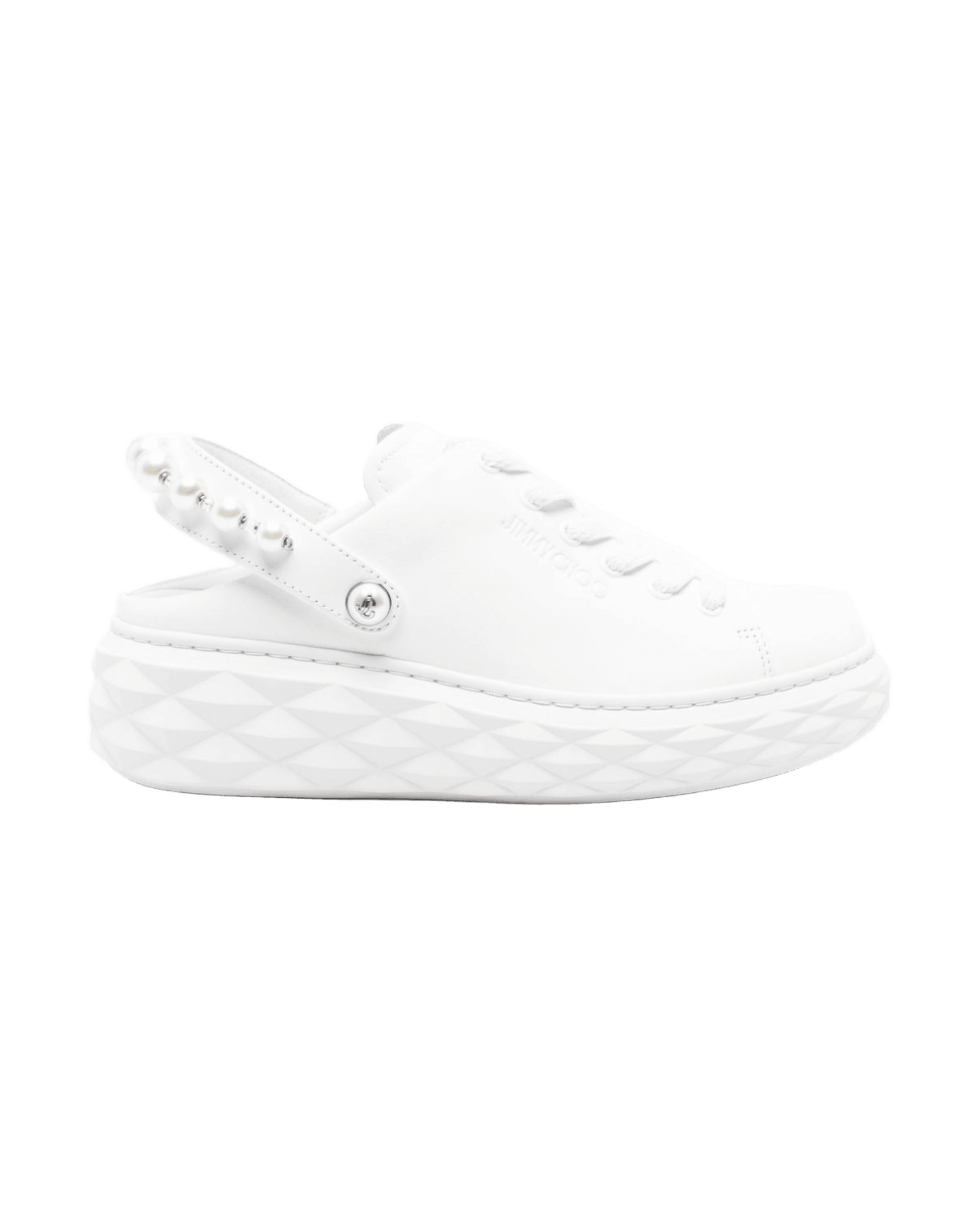 Jimmy Choo 50mm Pearl Slingback Platform Sneakers Glam Steals
