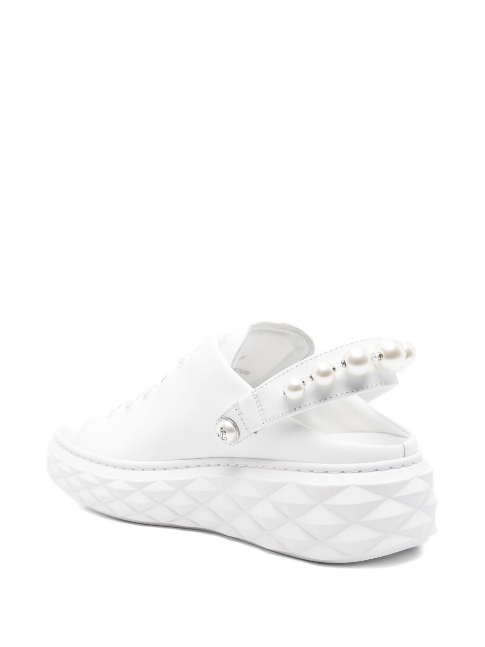Jimmy Choo 50mm Pearl Slingback Platform Sneakers Glam Steals