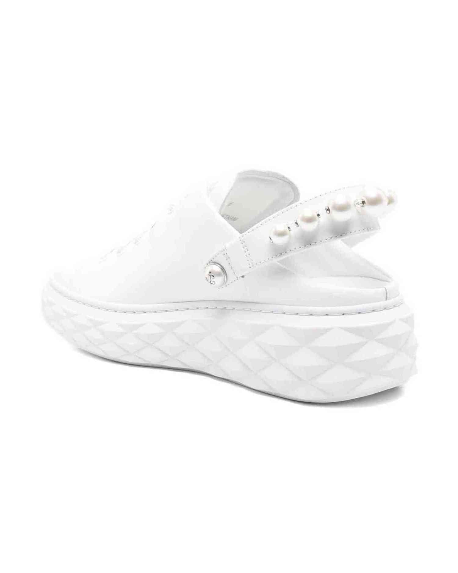 Jimmy Choo 50mm Pearl Slingback Platform Sneakers Glam Steals