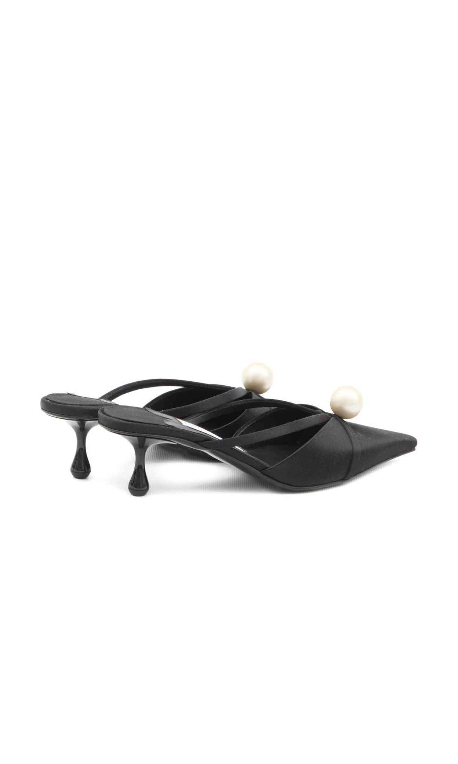Jimmy Choo 50mm Sana Pearl Embellished Mules Glam Steals