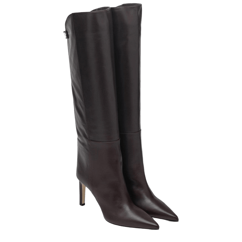 Jimmy Choo Alizze Knee Boot 85 Color Merlot Glam Steals