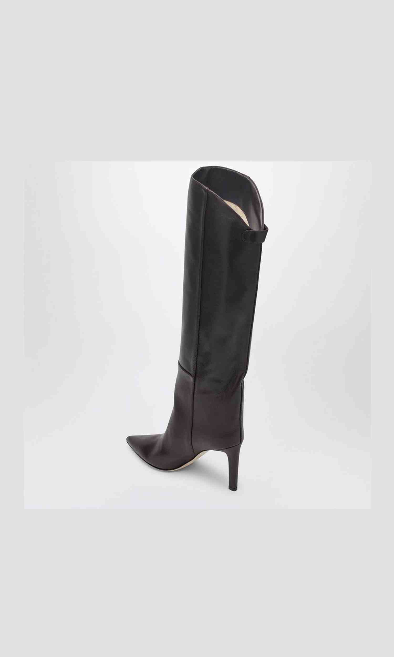 Jimmy Choo Alizze Knee Boot 85 Color Merlot Glam Steals