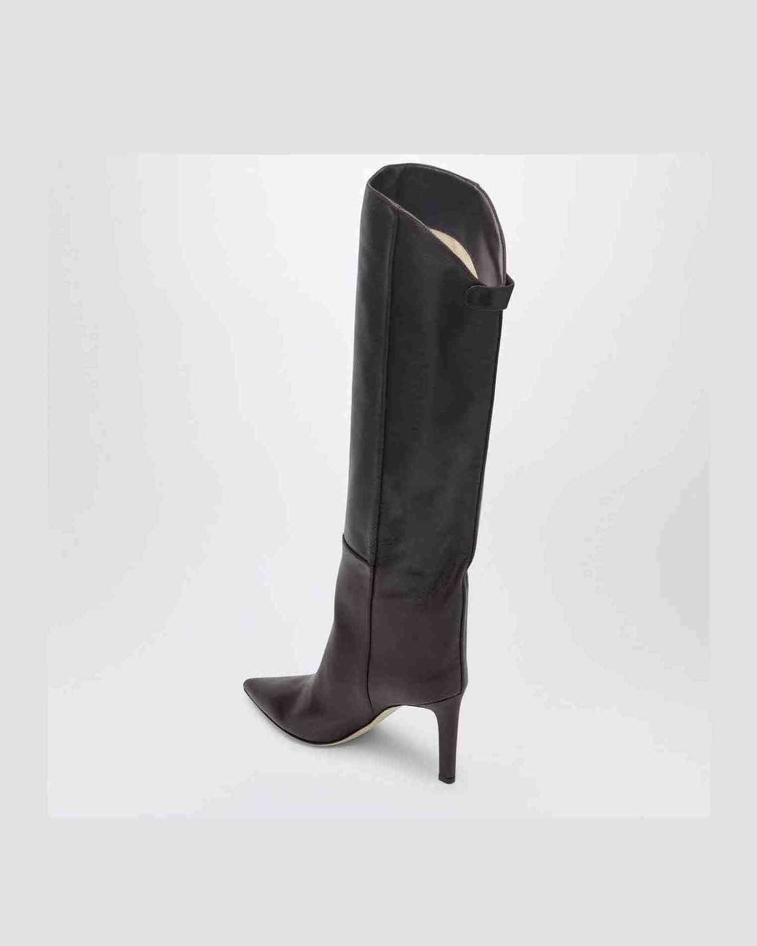 Jimmy Choo Alizze Knee Boot 85 Color Merlot Glam Steals