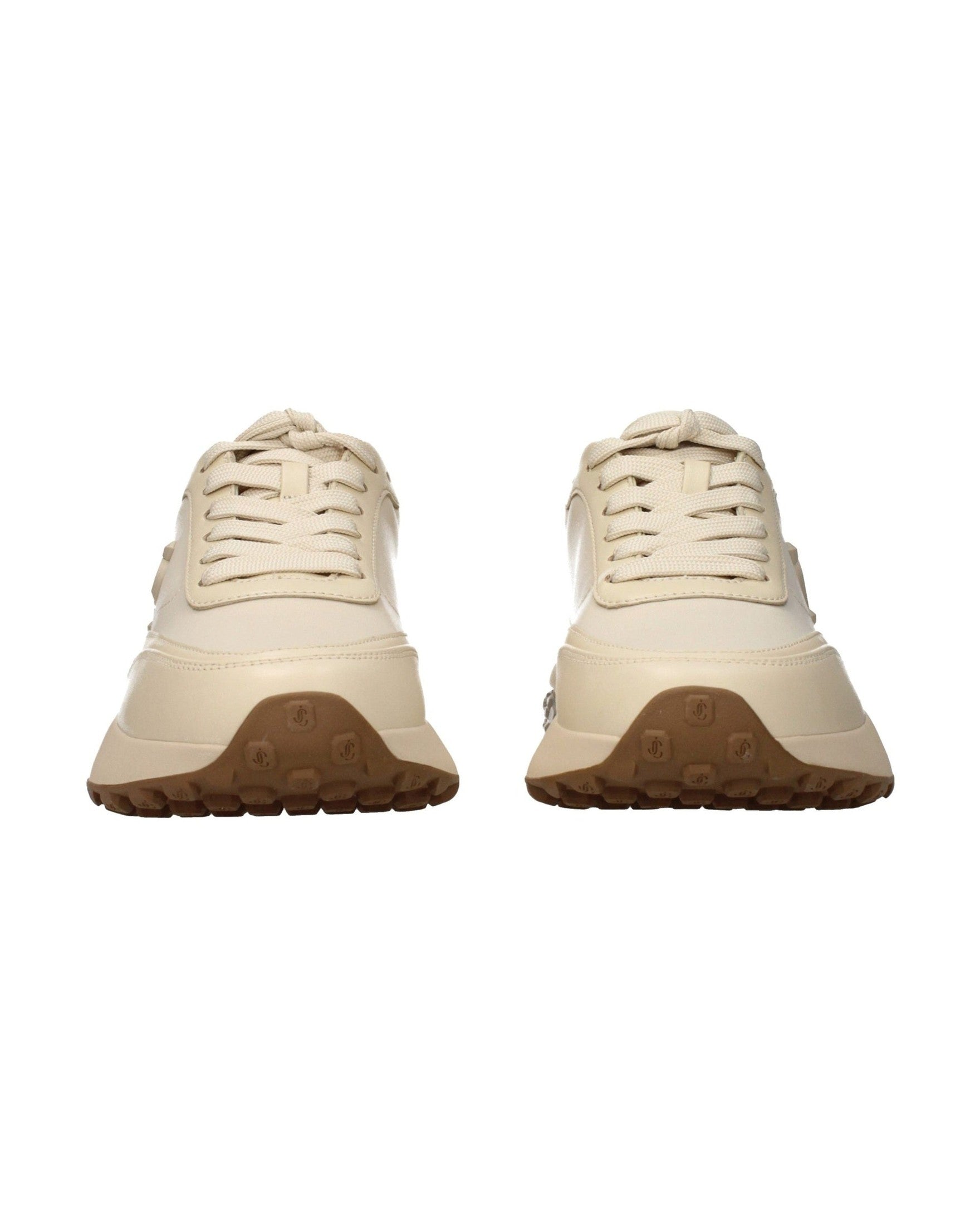 Jimmy Choo Beige Chunky Sneakers Glam Steals