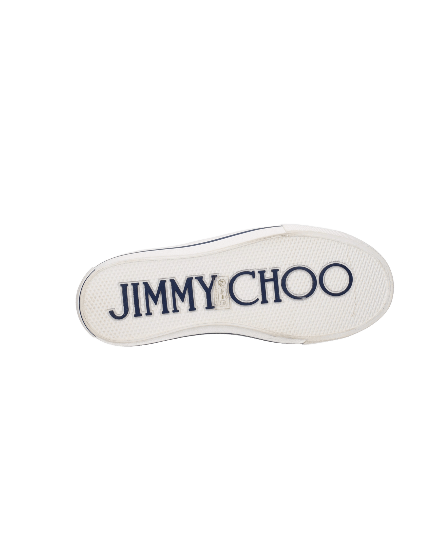 Jimmy Choo Beige Fabric Low Top Glam Steals
