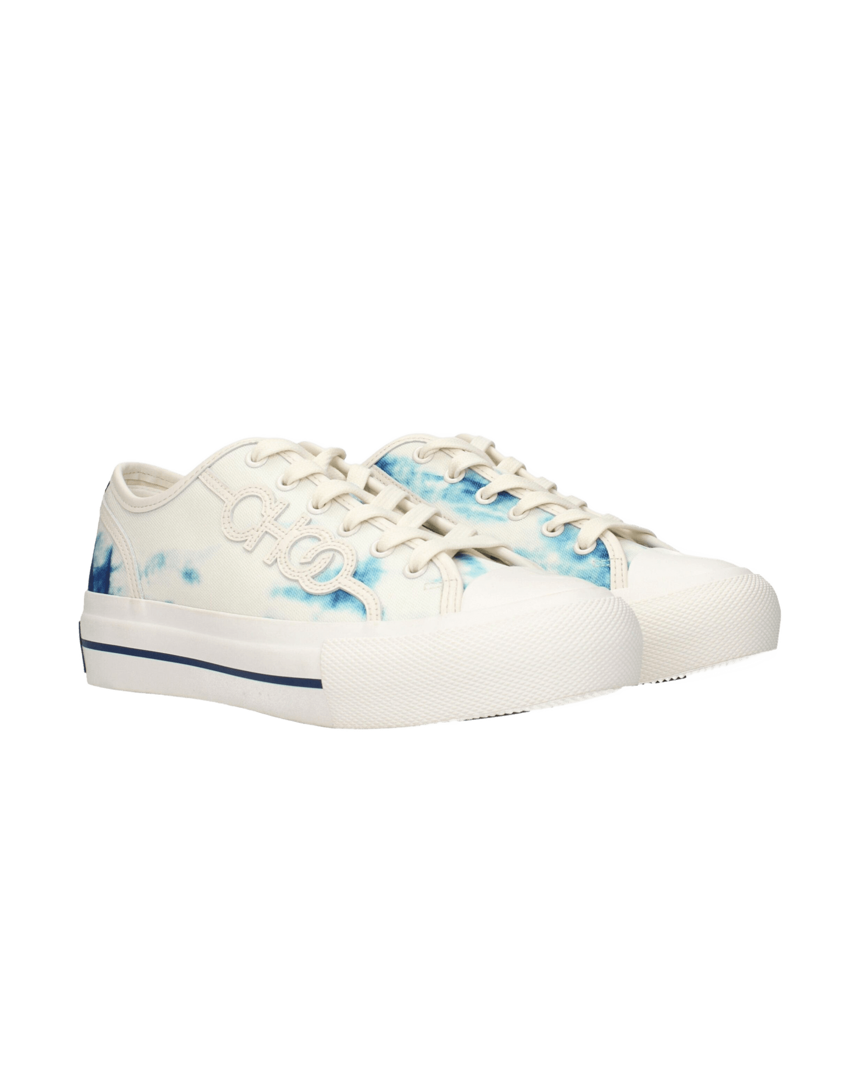 Jimmy Choo Beige Fabric Low Top Glam Steals