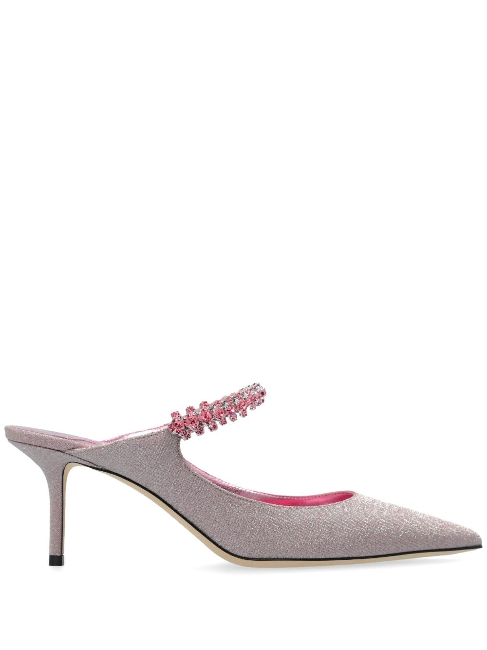 Jimmy Choo Bing Mules with Rhinestones Glam Steals