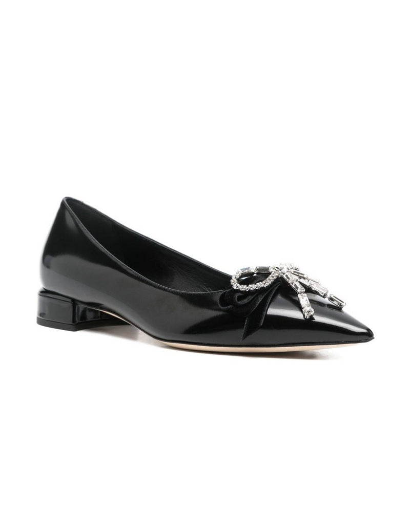 Jimmy Choo Black Flat Shoes Glam Steals
