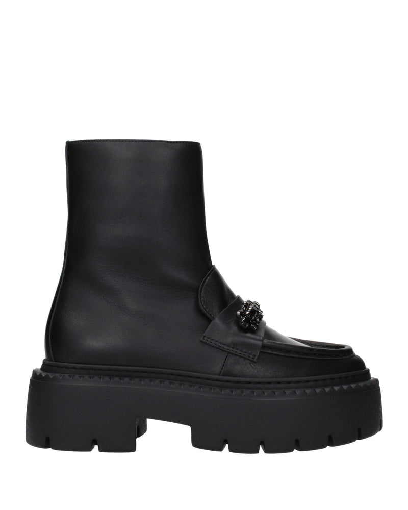 Jimmy Choo Black Leather Ankle Boots Glam Steals