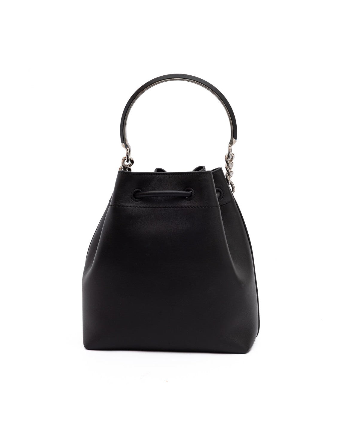 Jimmy Choo Black Leather Bon Bucket Bag Glam Steals