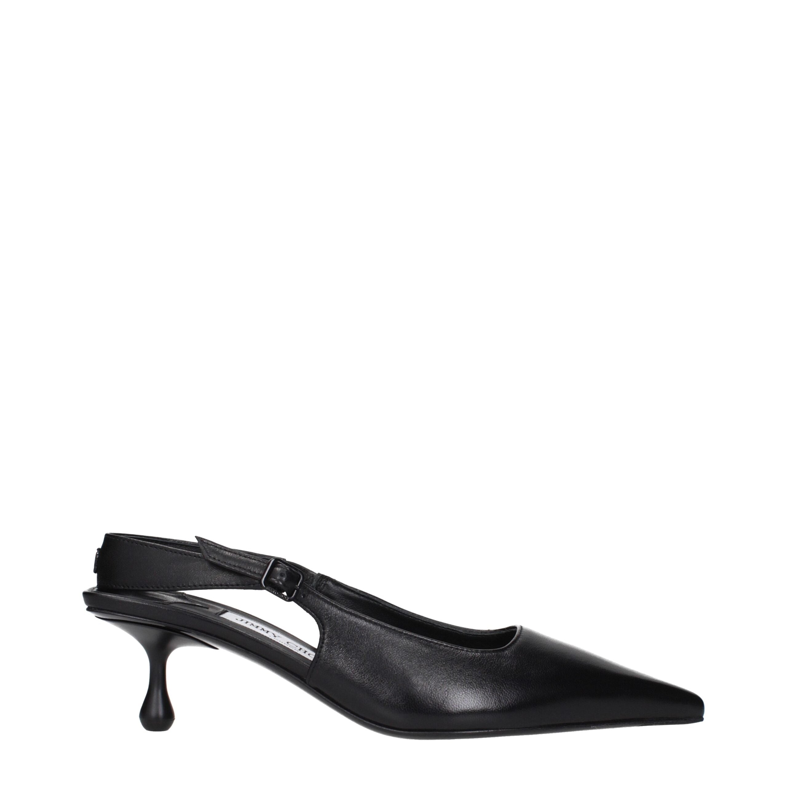 Jimmy Choo Black Leather Flat Sandals Glam Steals