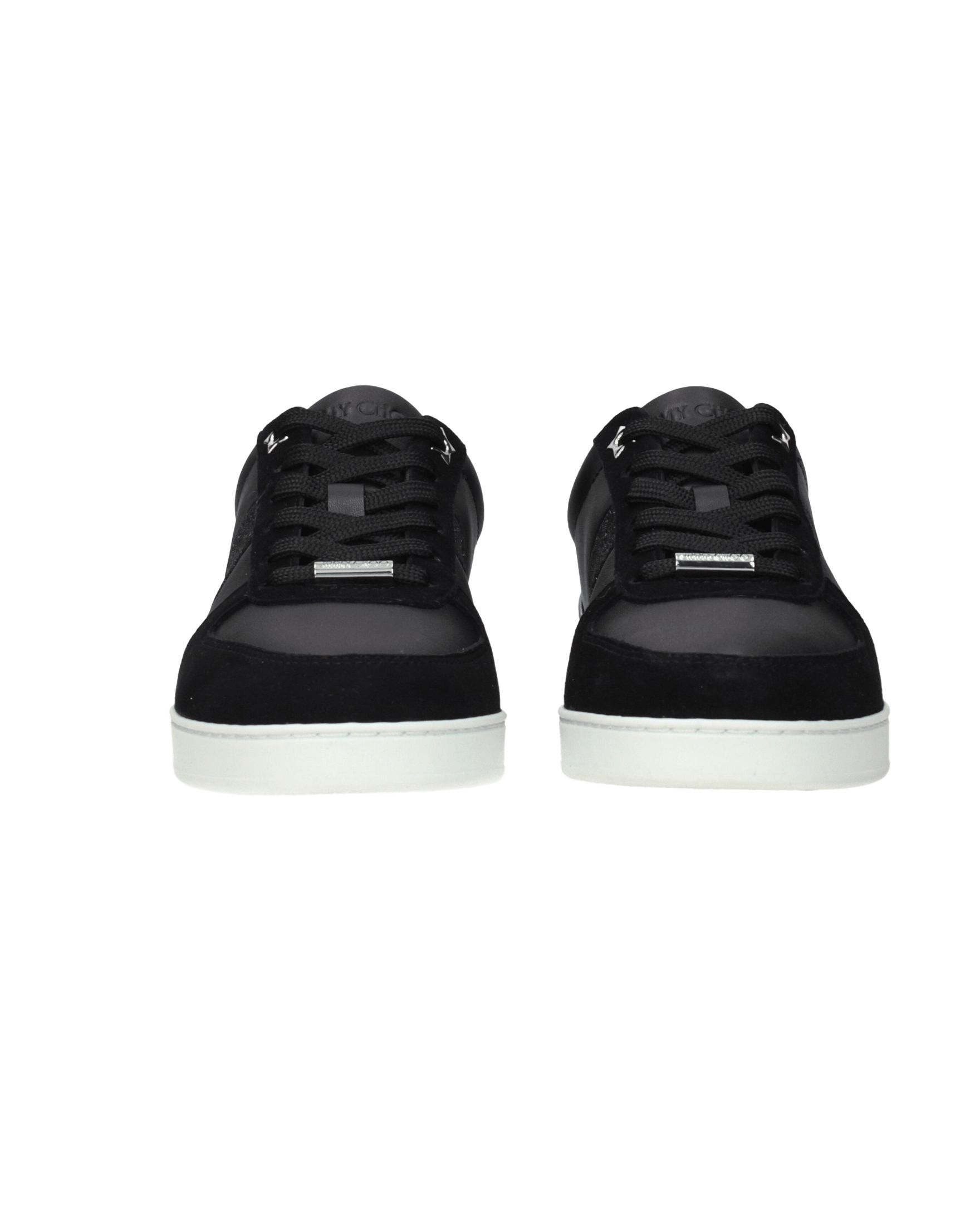 Jimmy Choo Black Leather Low Top