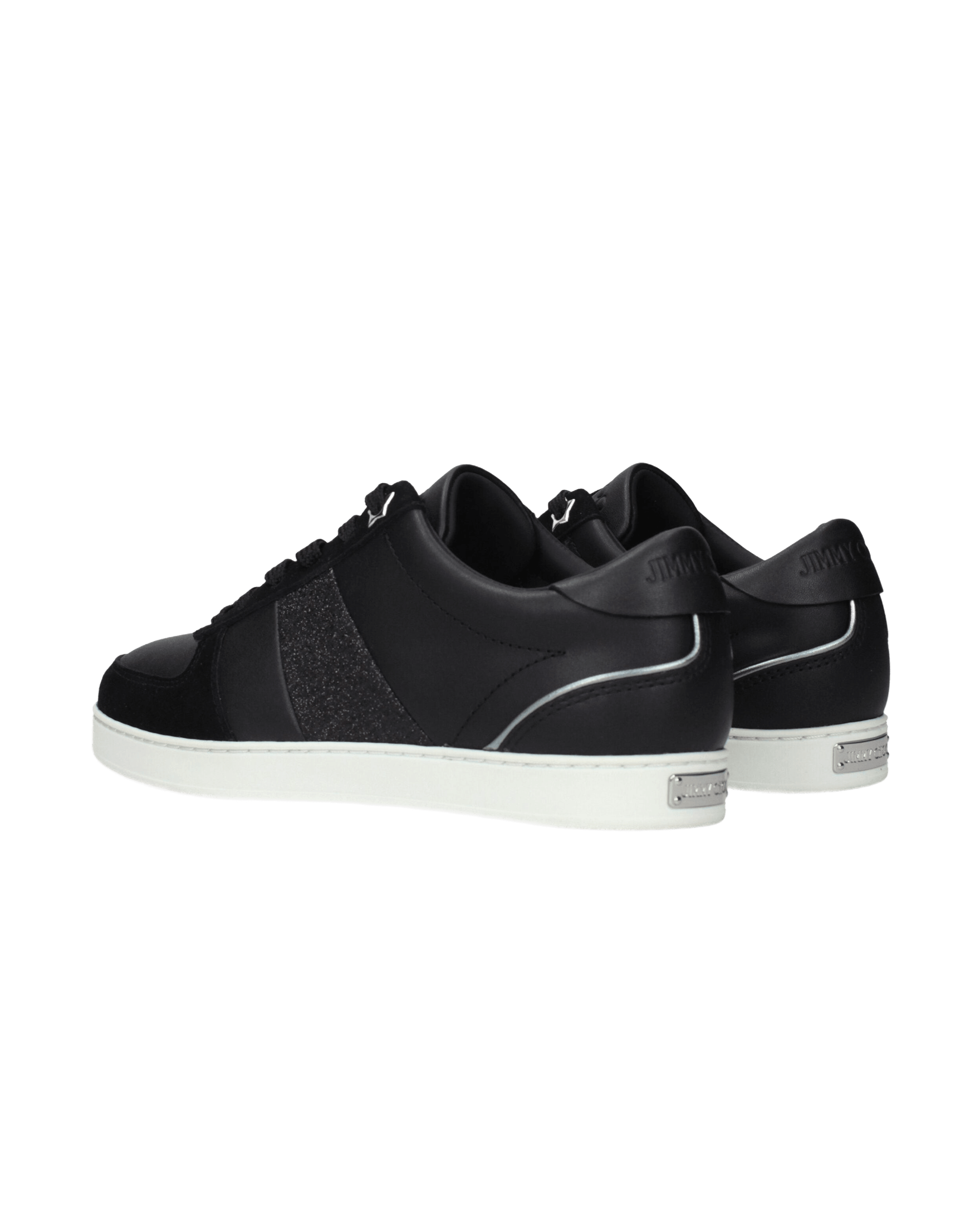 Jimmy Choo Black Leather Low Top