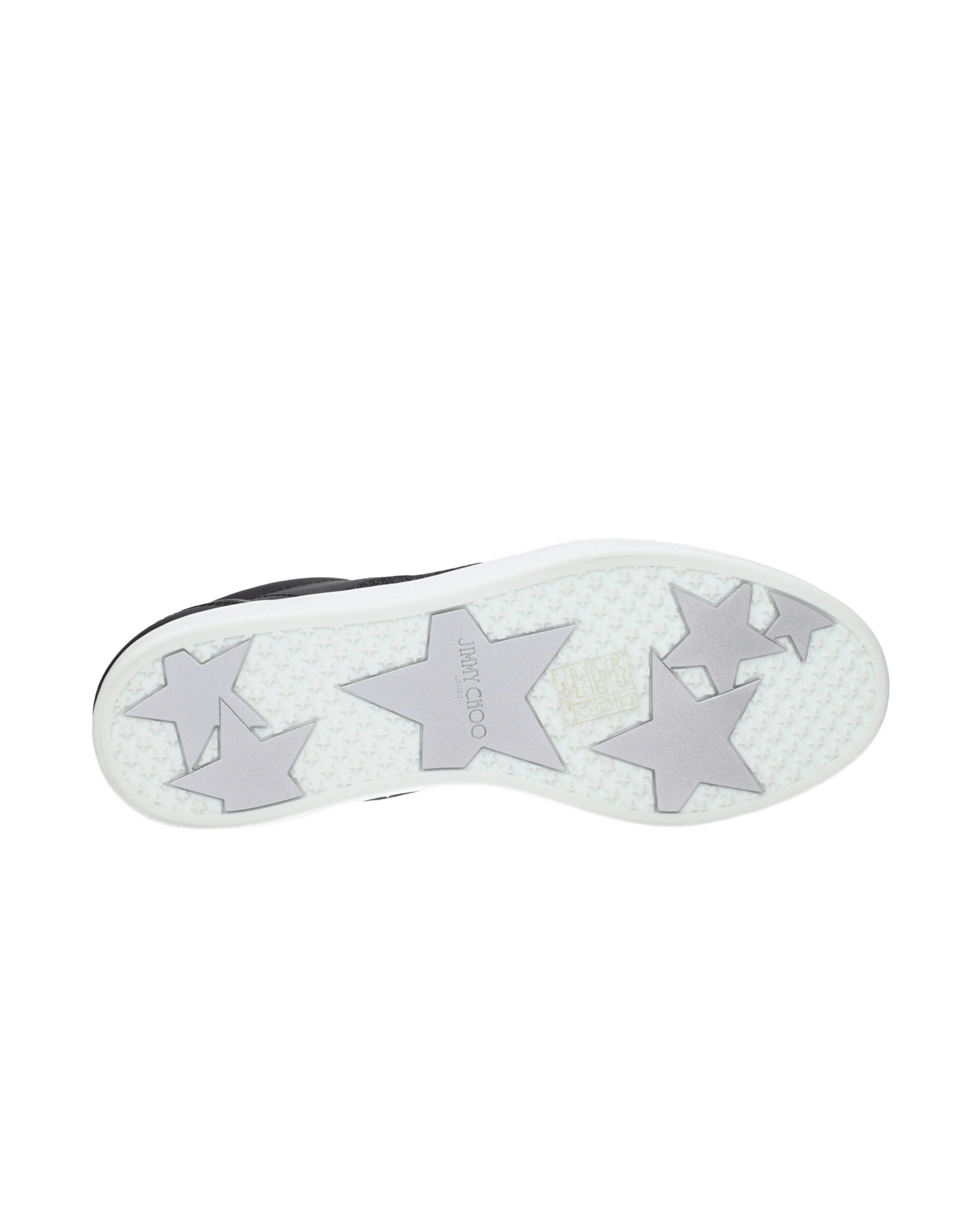 Jimmy Choo Black Leather Low Top Glam Steals