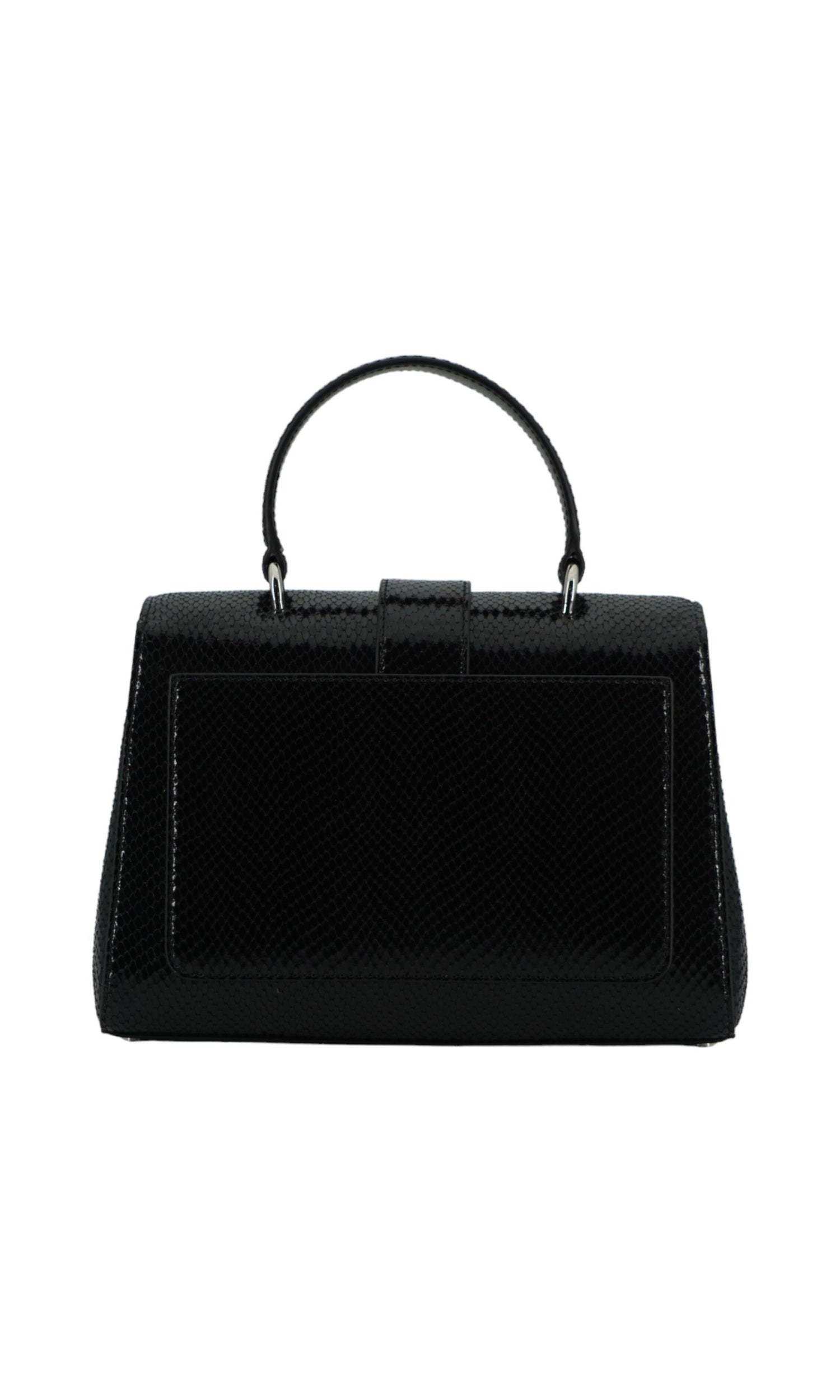 Jimmy Choo Black Leather Top Handle Shoulder Bag Glam Steals