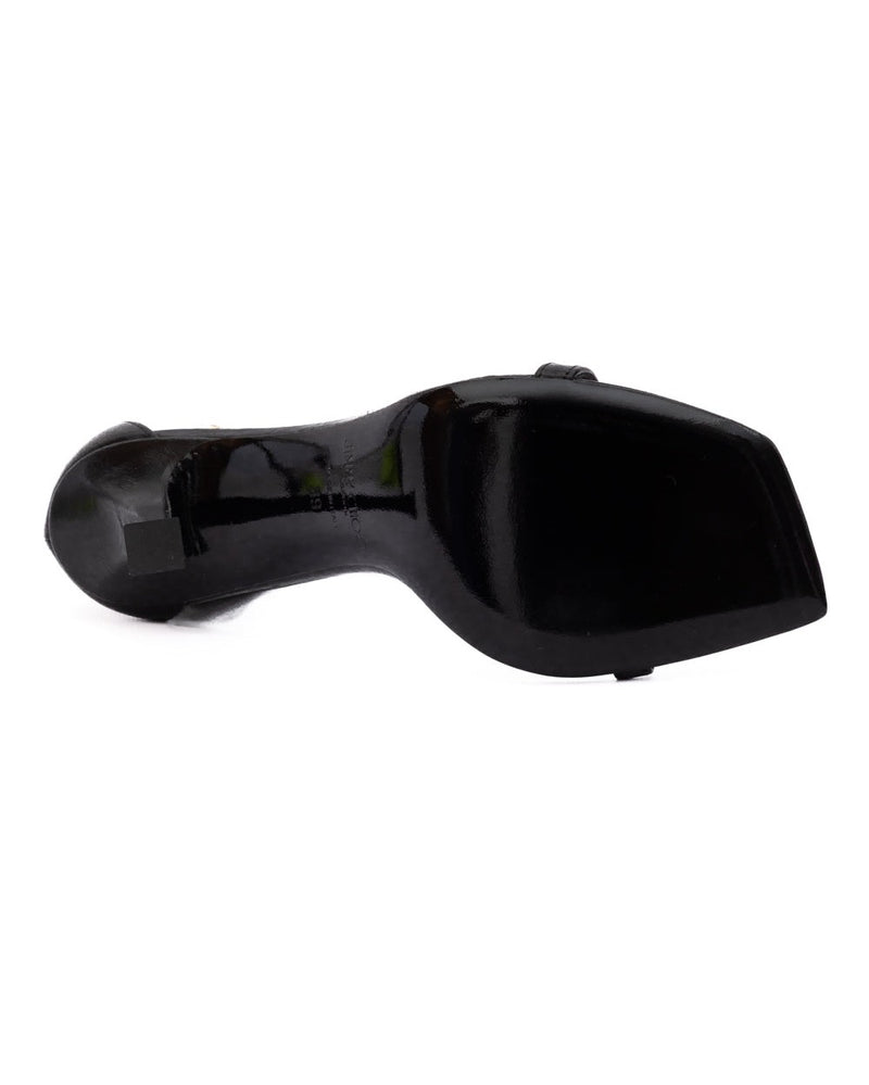 Jimmy Choo Black Leather Verity Sandals Glam Steals