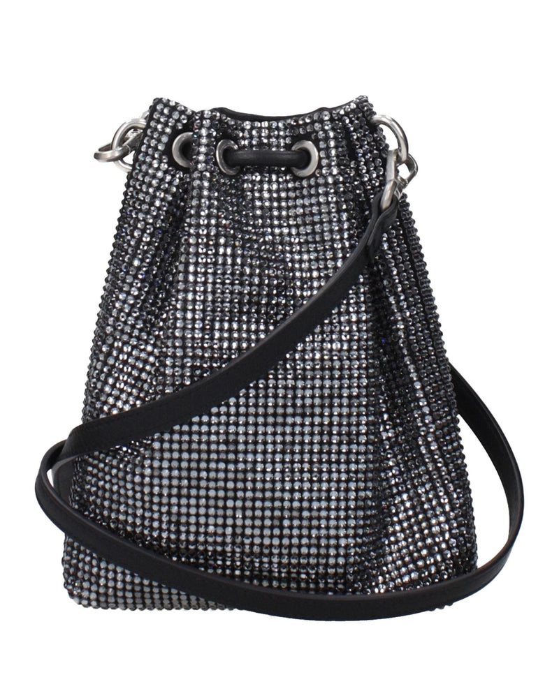 Jimmy Choo Black Satin Crossbody Bag Glam Steals