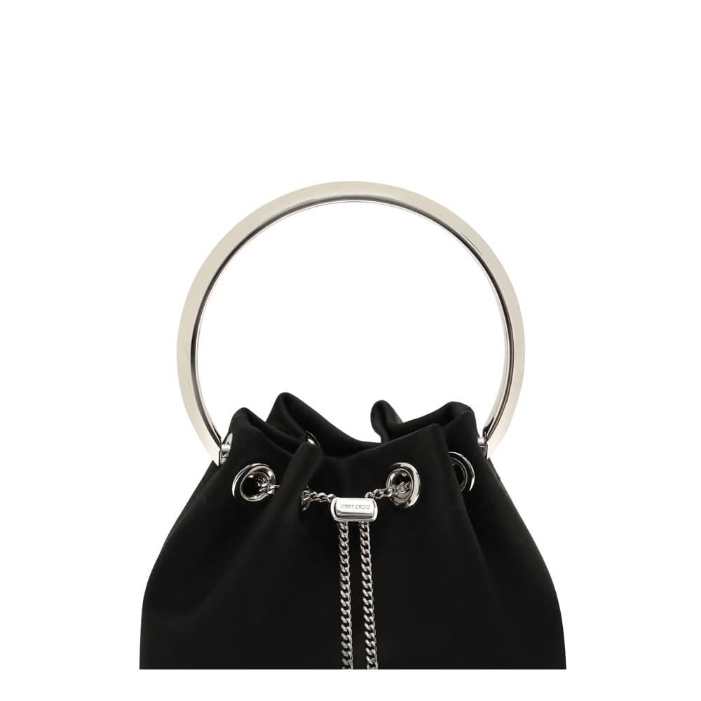 Jimmy Choo Black Silk Shoulder Bag Glam Steals