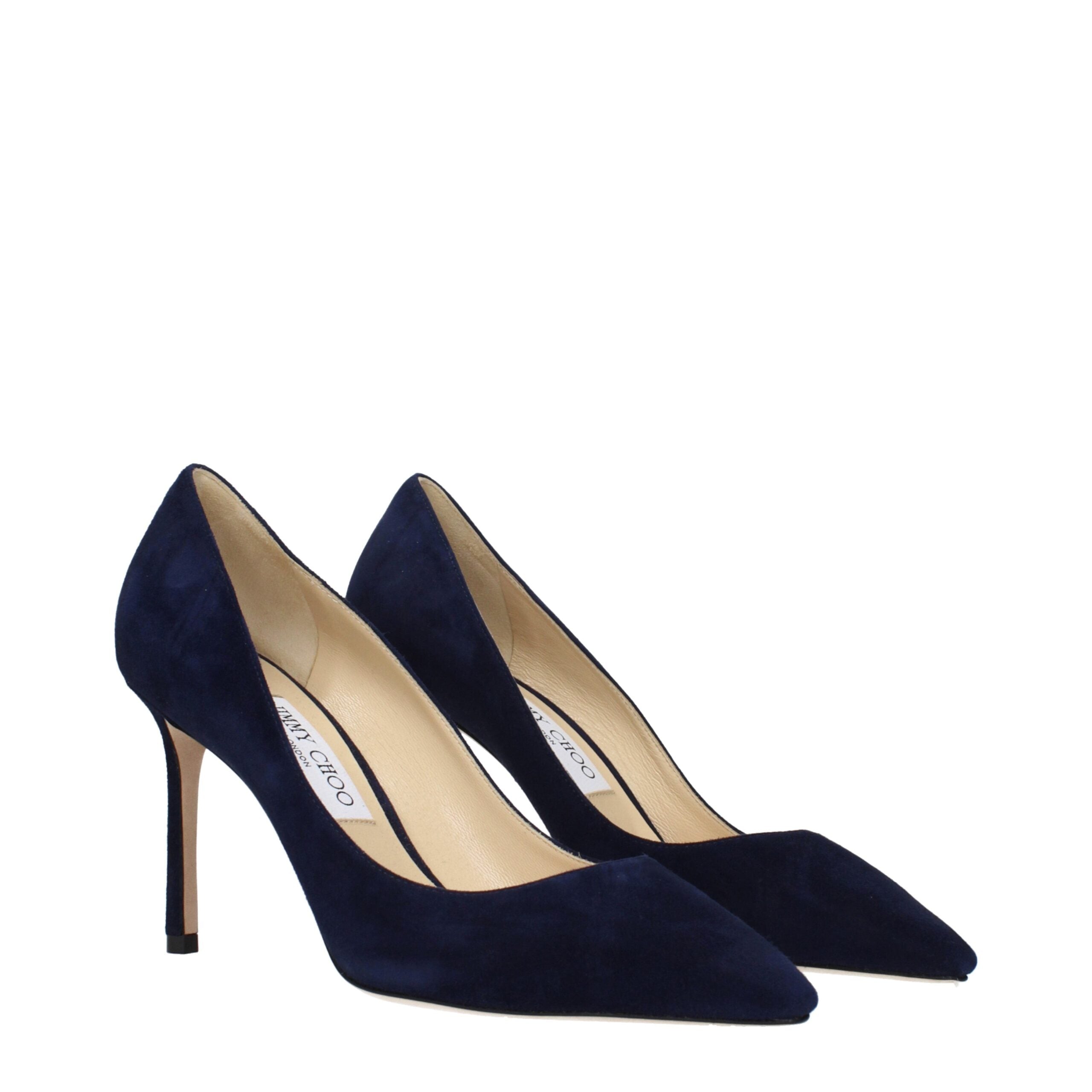 Jimmy Choo Blue Leather High Heel Pumps Glam Steals