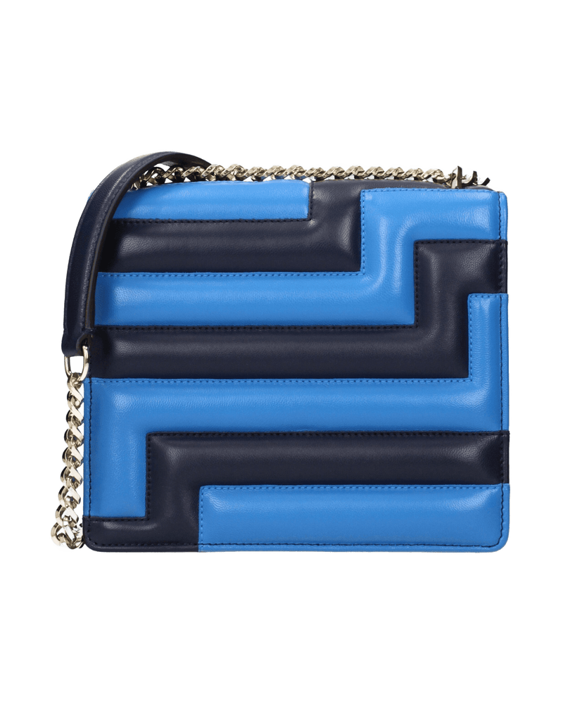 Jimmy Choo Blue Leather Shoulder Bag Glam Steals
