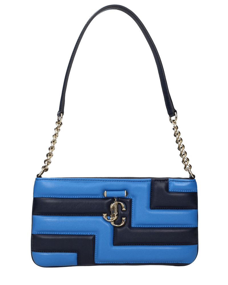Jimmy Choo Blue Leather Shoulder Bags Glam Steals
