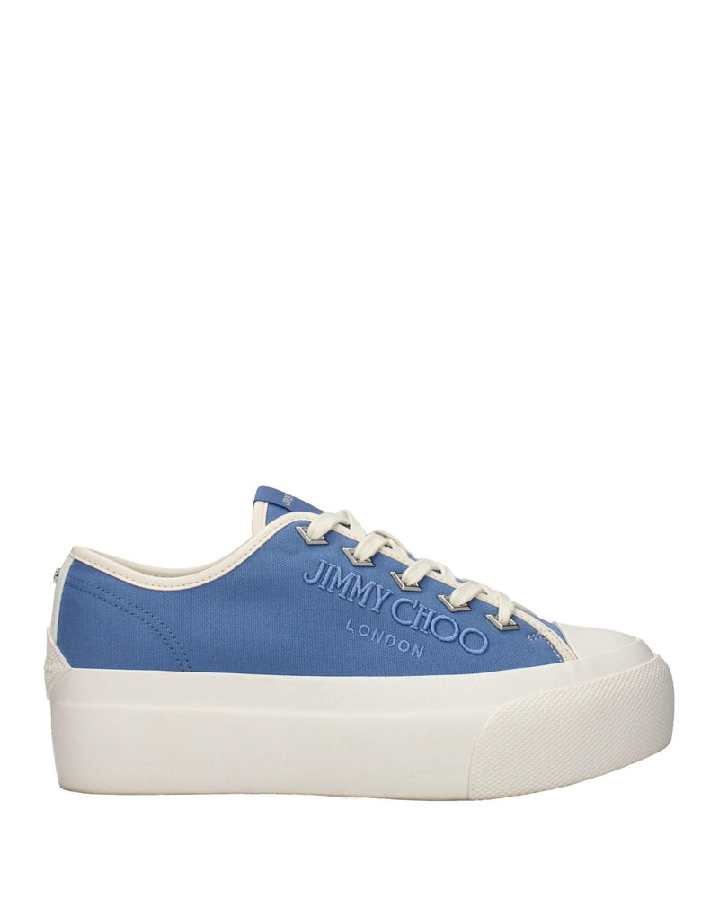Jimmy Choo Blue Low Top Sneakers Glam Steals