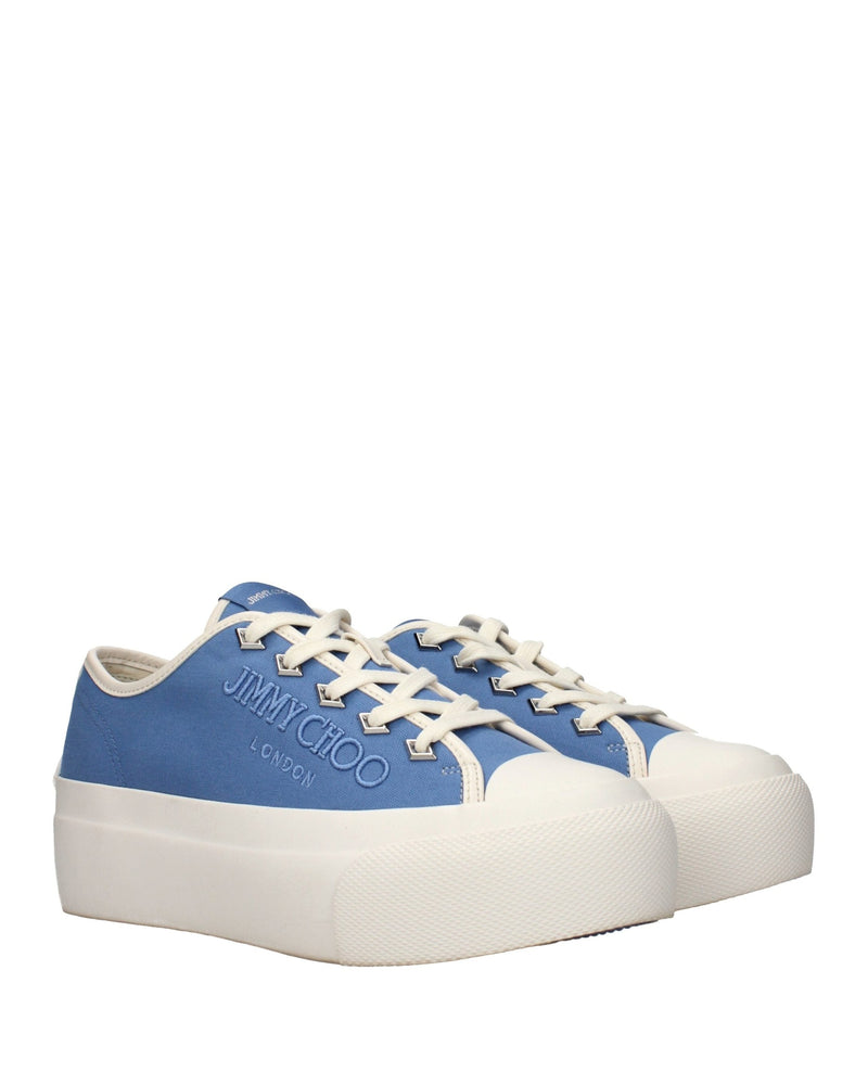 Jimmy Choo Blue Low Top Sneakers Glam Steals