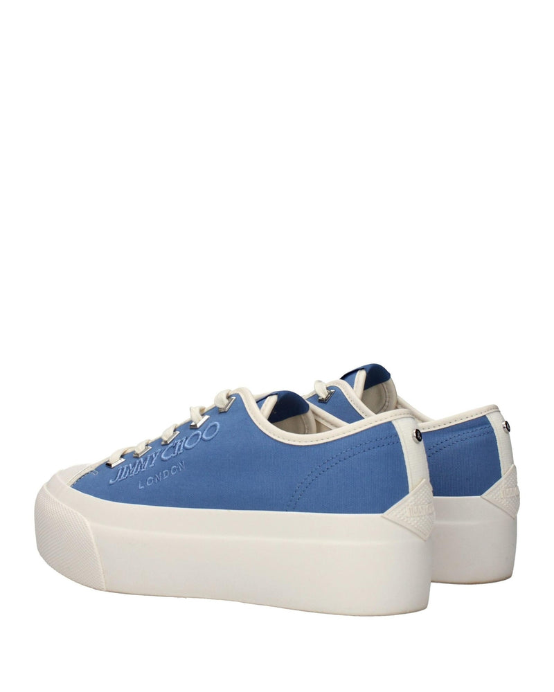 Jimmy Choo Blue Low Top Sneakers Glam Steals