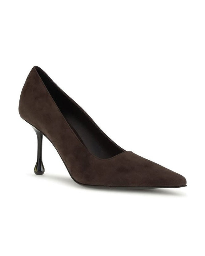 Jimmy Choo Brown Goatskin High Heel Pumps 