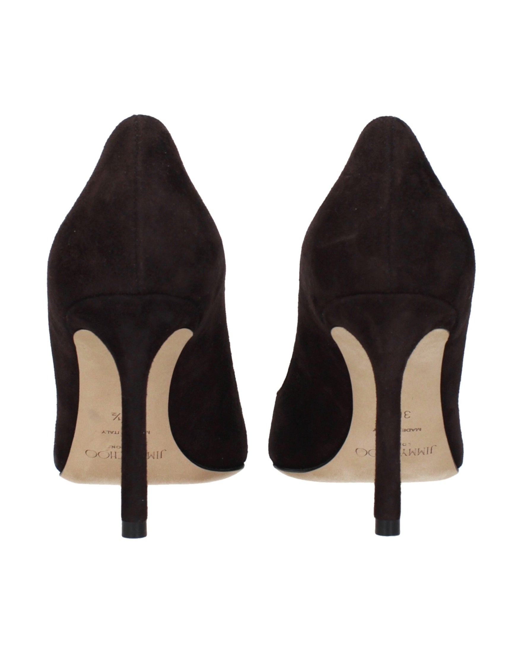 Jimmy Choo Brown Leather High Heel Pumps Glam Steals