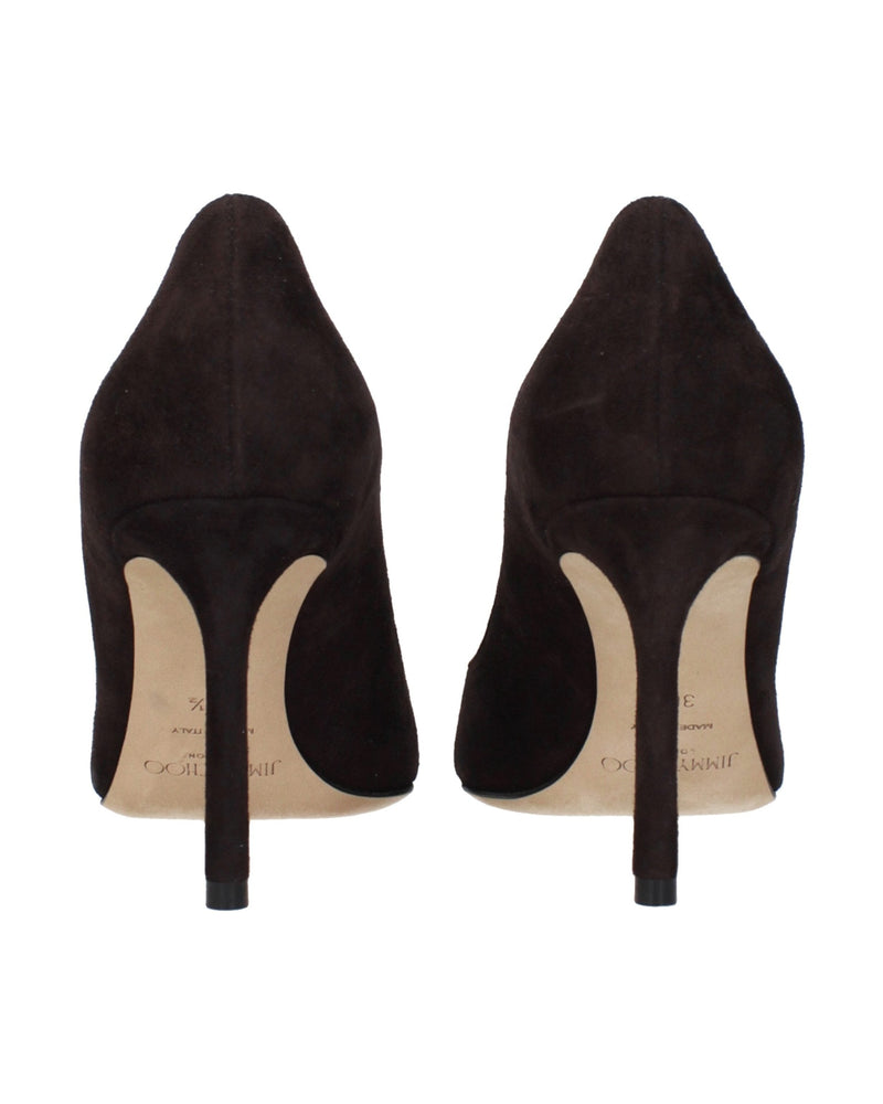 Jimmy Choo Brown Leather High Heel Pumps Glam Steals
