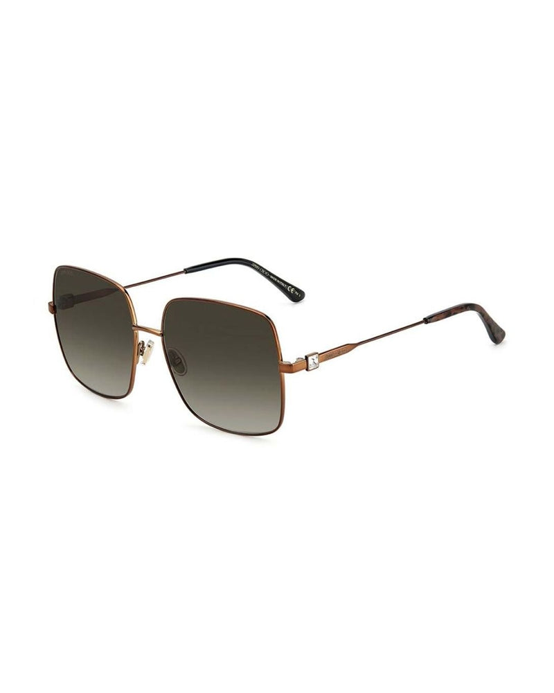Jimmy Choo Brown Metal Sunglasses 