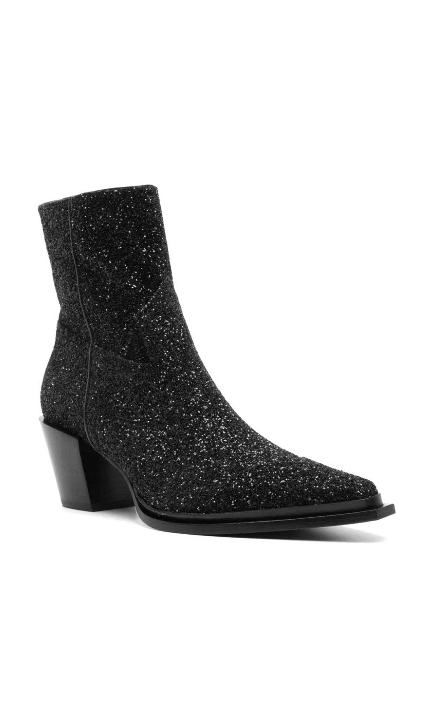 Jimmy Choo Cece Ab Glitter Ankle Boots 60mm Glam Steals