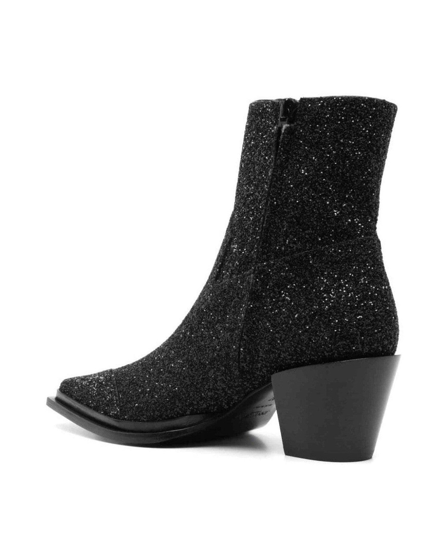 Jimmy Choo Cece Ab Glitter Ankle Boots 60mm Glam Steals