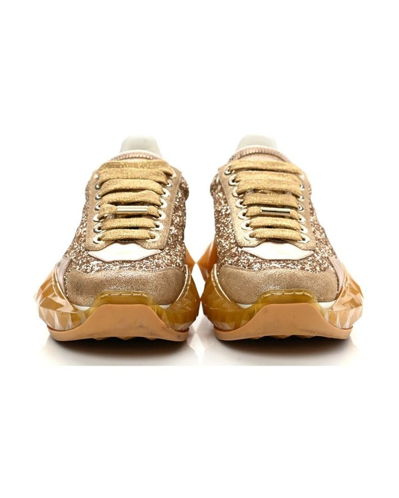 Jimmy Choo Diamond Glittered Sneakers Glam Steals