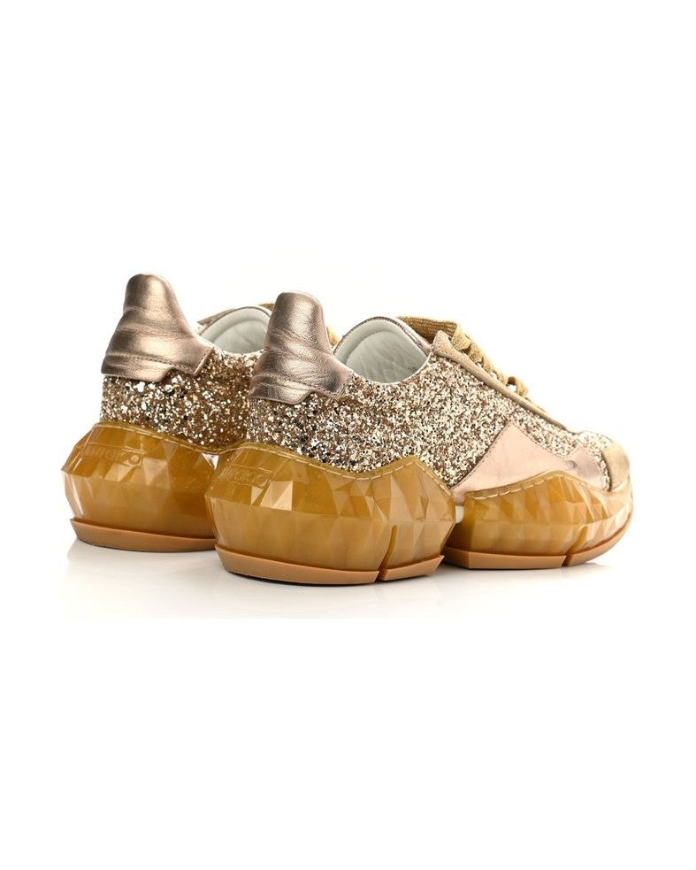 Jimmy Choo Diamond Glittered Sneakers Glam Steals