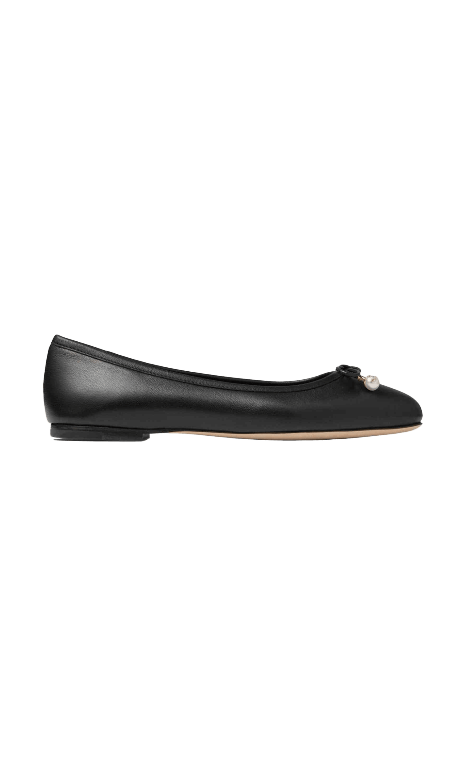 Jimmy Choo Elme Flat with Pearl Embellishment Glam Steals