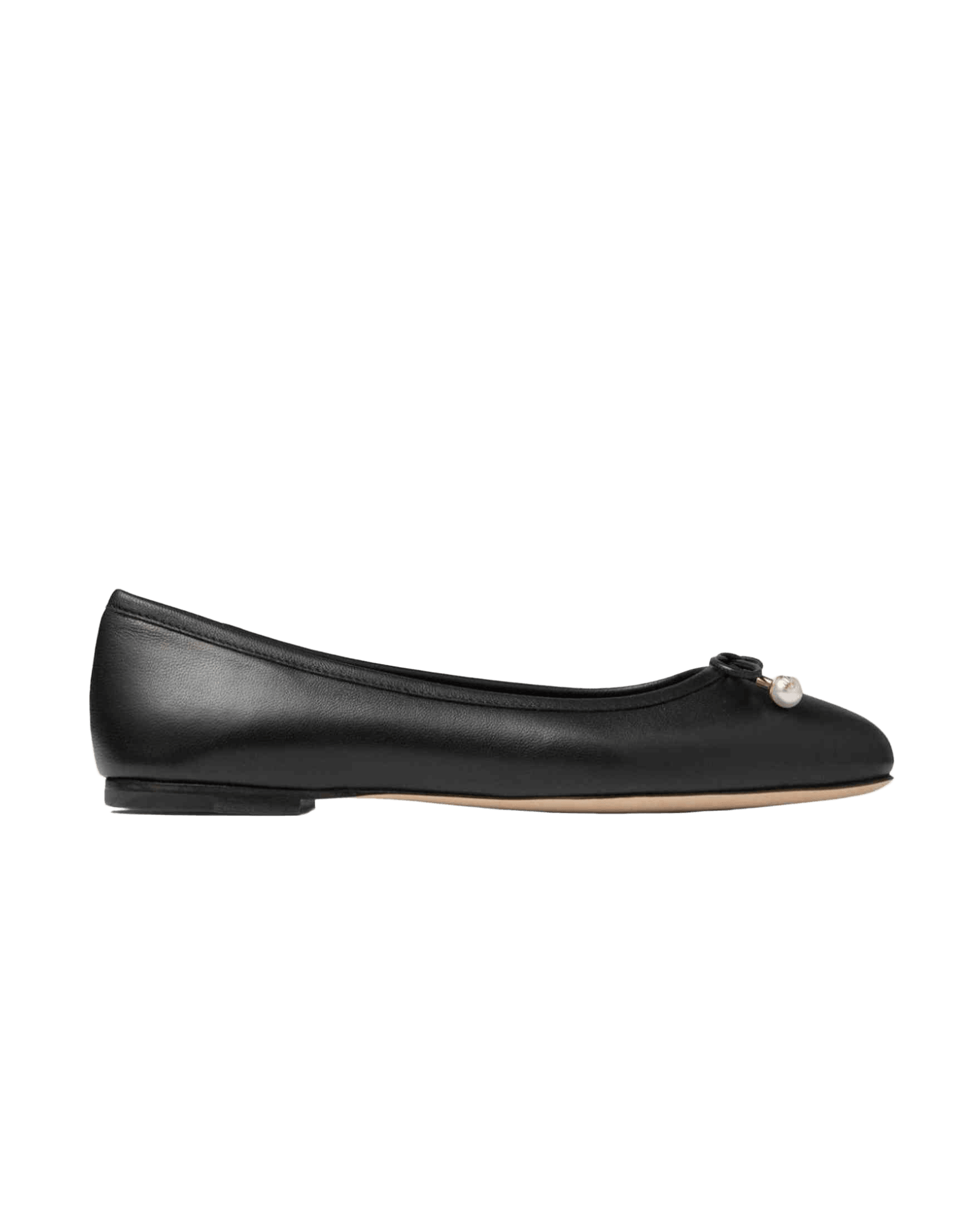 Jimmy Choo Elme Flat with Pearl Embellishment Glam Steals