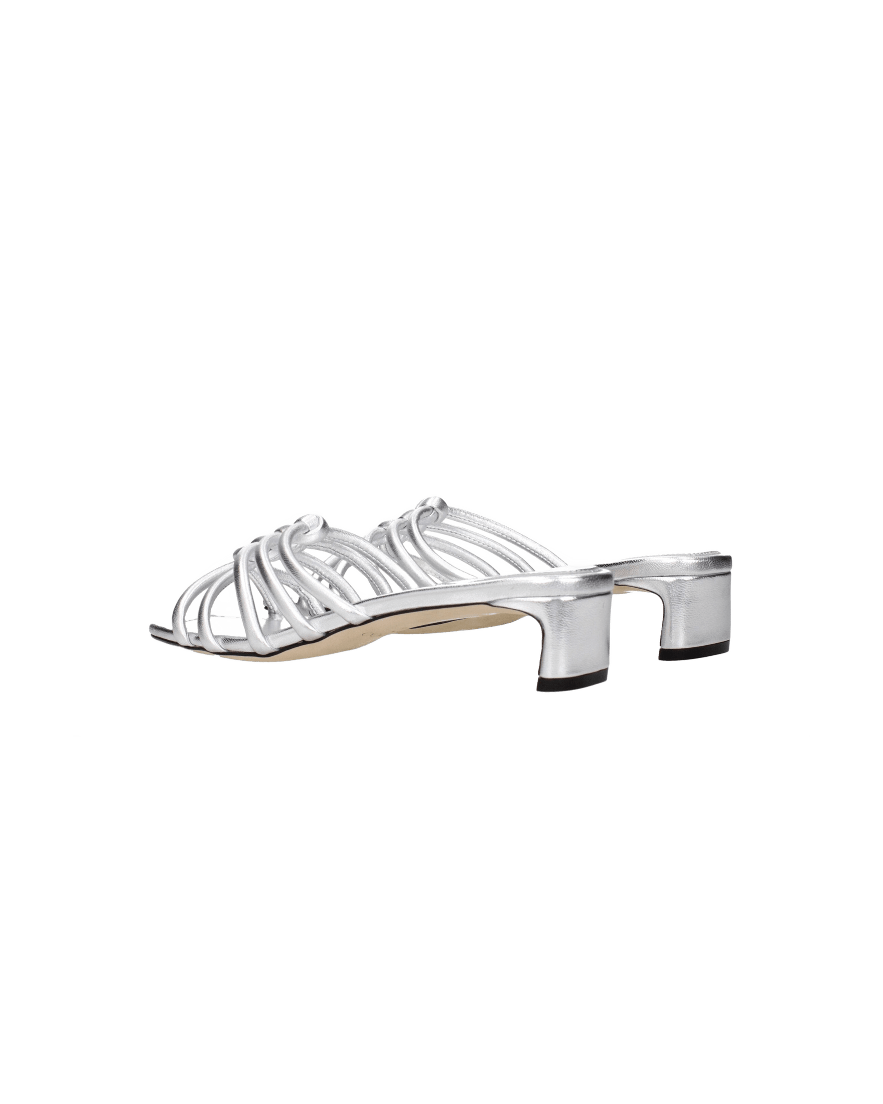 Jimmy Choo Gray Leather Flat Sandals Glam Steals