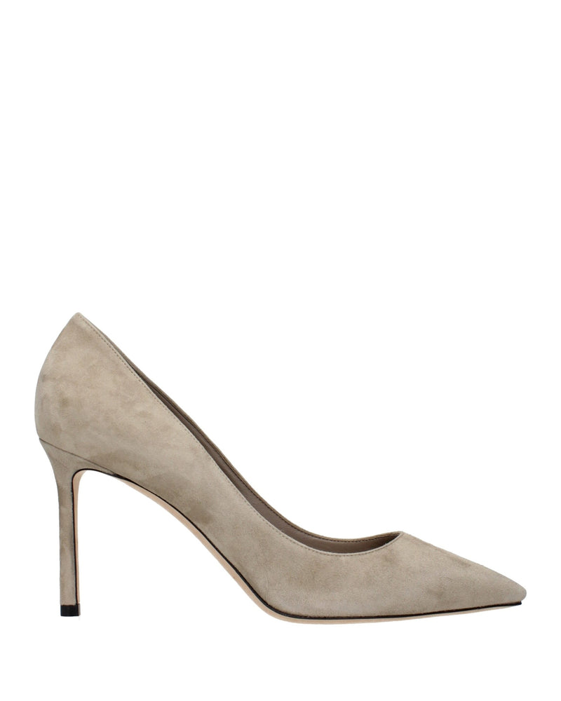 Jimmy Choo Gray Leather High Heel Pumps Glam Steals