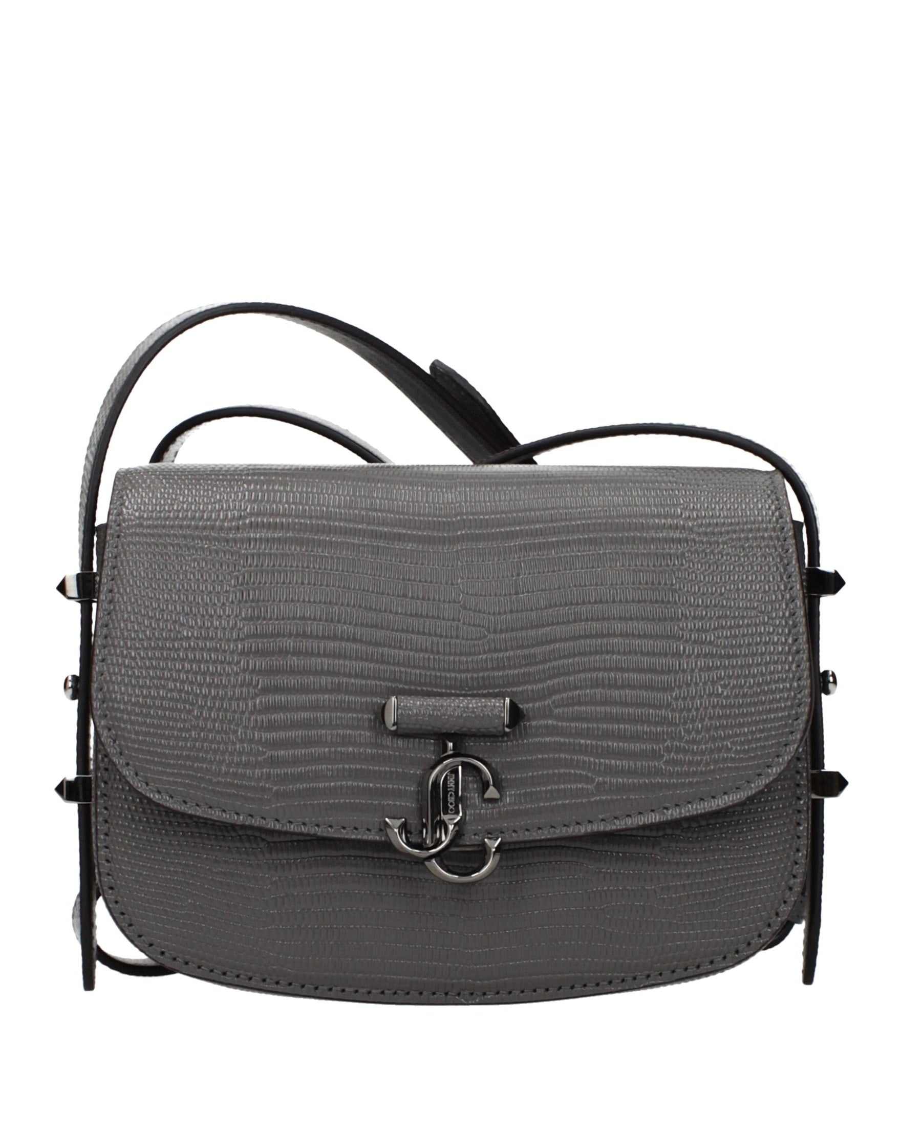 Jimmy Choo Gray Leather Shoulder Bag Glam Steals